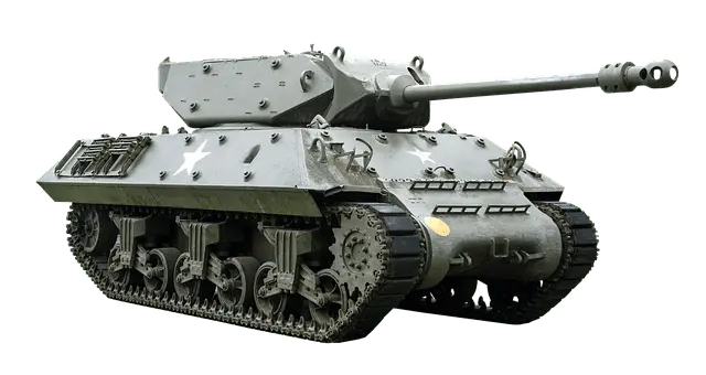 een tank om de oorlog tegen slakken te verbeelden